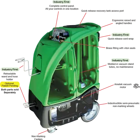 Mosquito 1200 PSI Hard Surface Extractor MOSQUITO-USA - 12G-1200